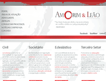 Tablet Screenshot of amorimassociados.com.br